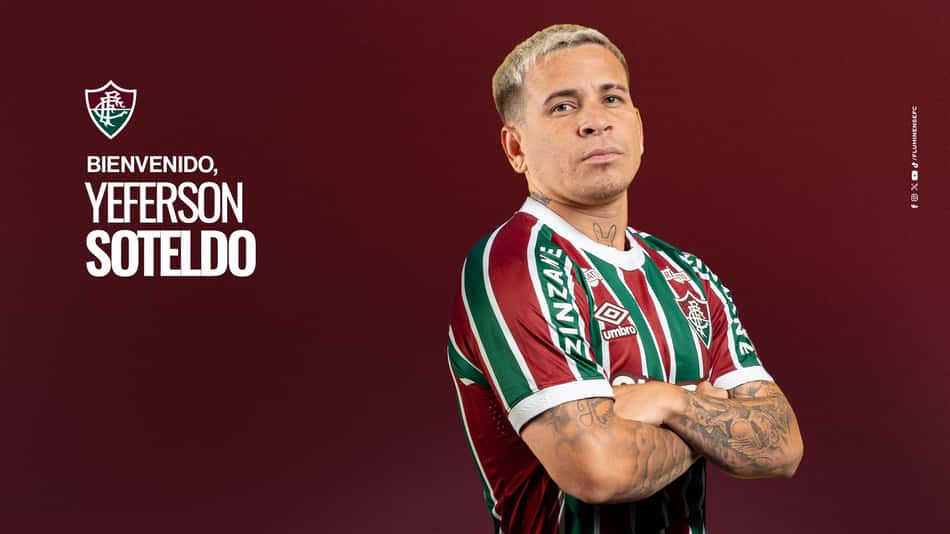 Yeferson Soteldo é o novo reforço do Fluminense (Foto: Divulgação/Fluminense)