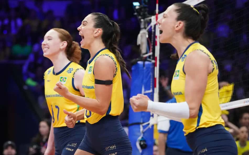 VNL: Brasil enfrenta Itália em último jogo em casa; veja onde assistir e horário