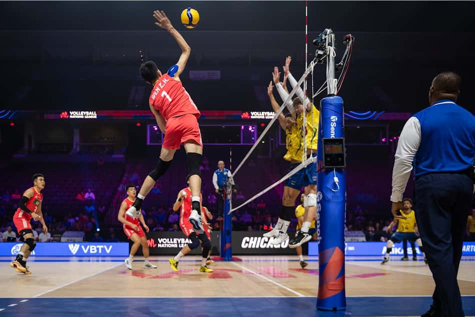 BRASIL X CHINA VNL MASCULINA
