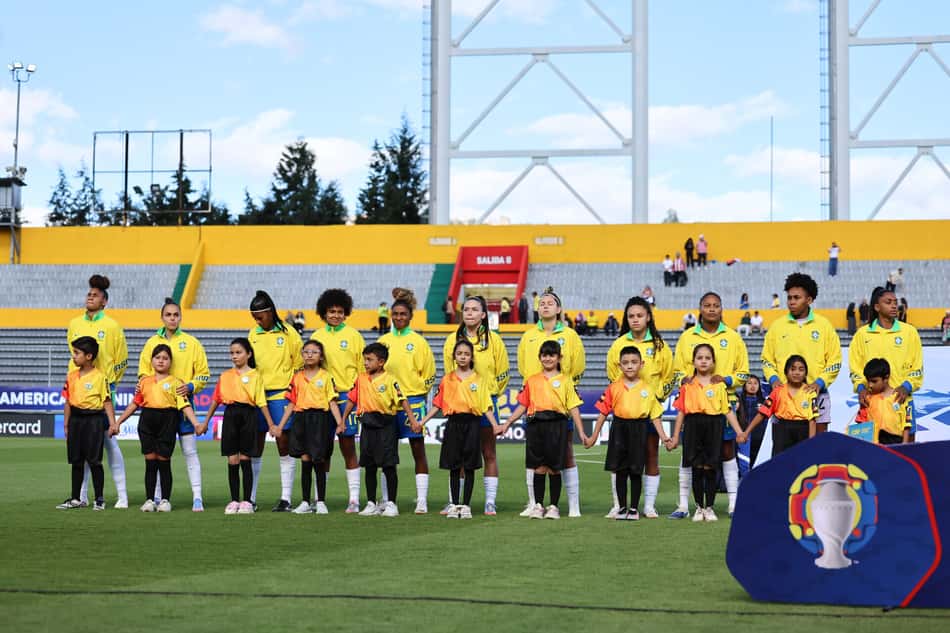 Estruturas dos estádios da Copa América Feminina tem rendido críticas à Conmebol. (Foto: Lívia Villas Boas/ CBF)