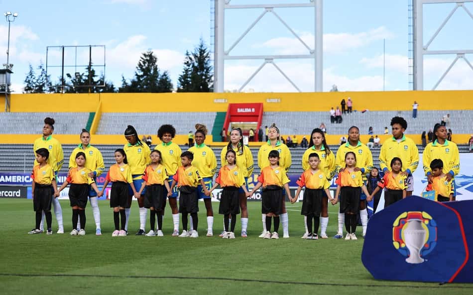 Estruturas dos estádios da Copa América Feminina tem rendido críticas à Conmebol. (Foto: Lívia Villas Boas/ CBF)