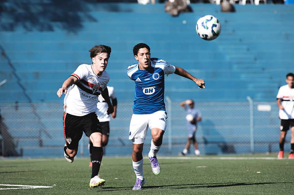 Sub-20 do Cruzeiro perde para o São Paulo, na Toca da Raposa 1 (Foto: Gustavo Martins/Cruzeiro)
