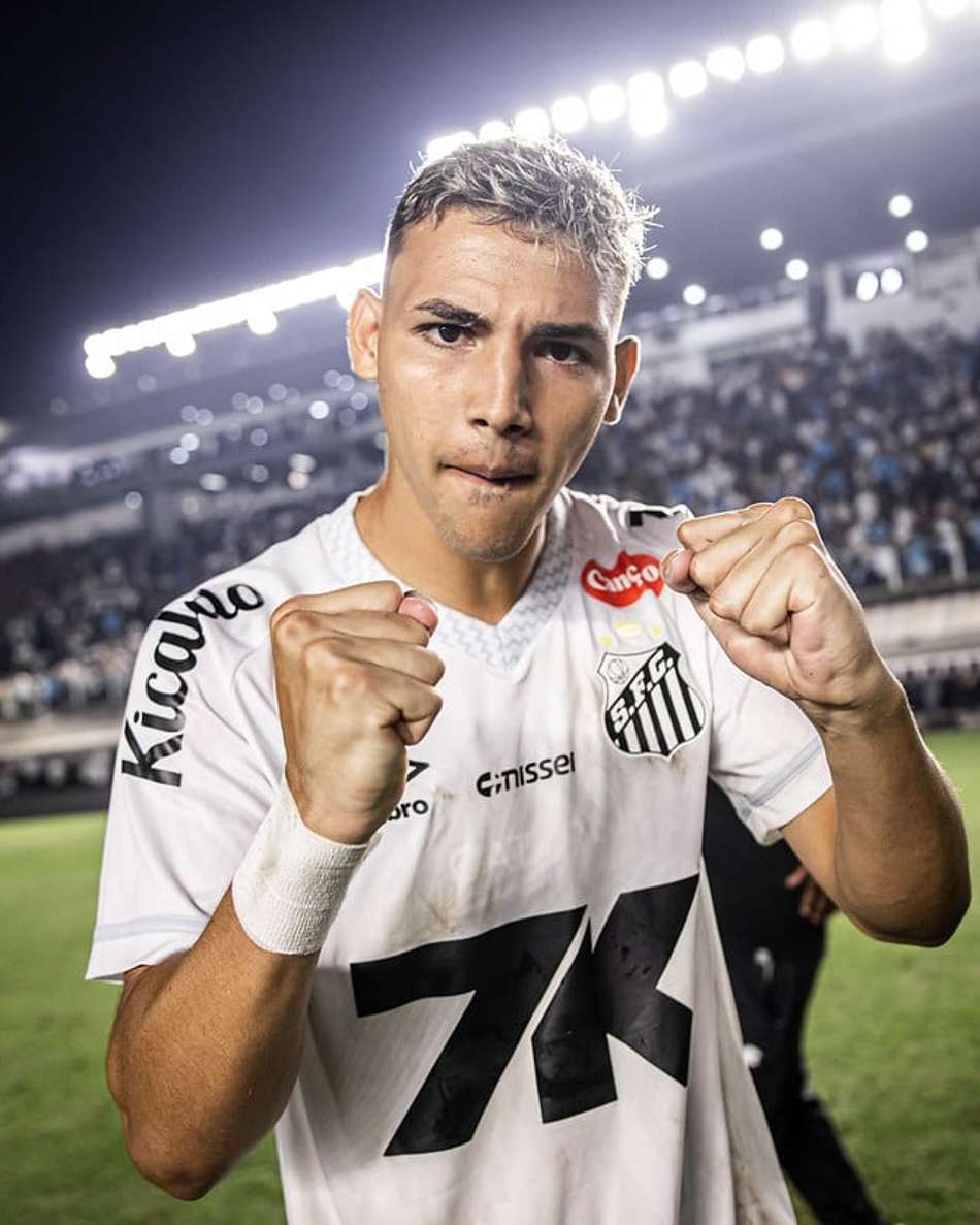 Deivid Wasghington foi titular na vitória do Santos diante do Flamengo na Vila Belmiro. (Foto: Raul Baretta/ Santos FC)