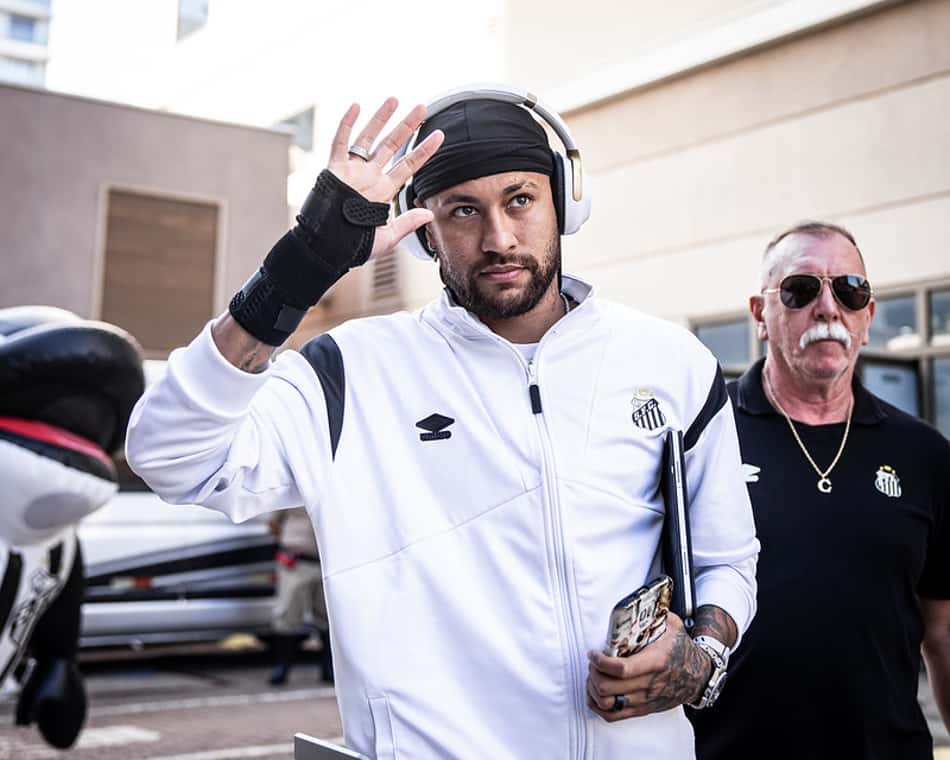 Neymar jogou os 90 minutos diante do Flamengo e do Mirassol. (Foto: Raul Baretta/ Santos FC)