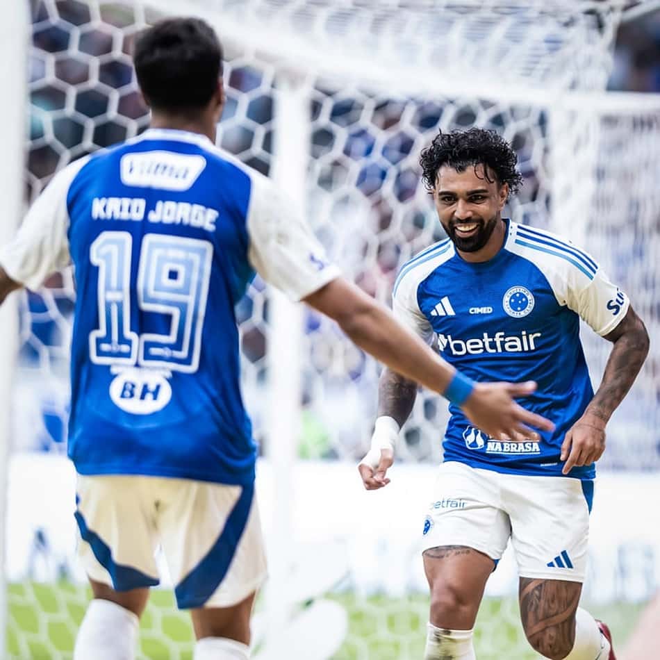 Gabigol e Kaio Jorge do Cruzeiro (Foto: Gustavo Aleixo/Cruzeiro)