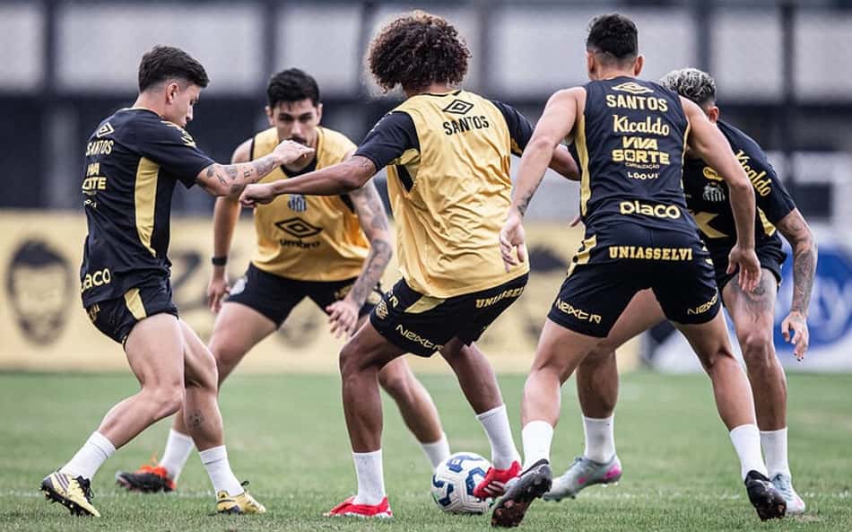 Santos divulga a programação de treinos da semana