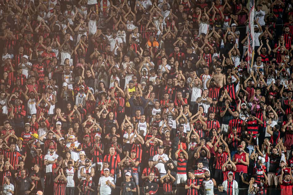 Torcida do Vitória no Barradão (Foto: Victor Ferreira / EC Vitória)