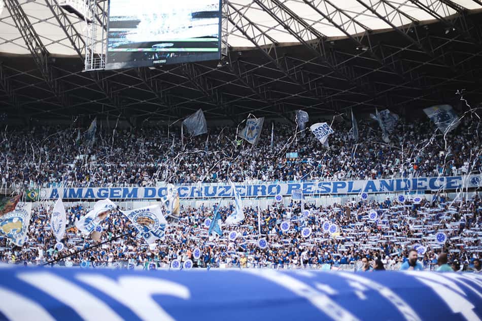 Torcida do Cruzeiro no Mineirão (Foto: Gustavo Martins/Cruzeiro)