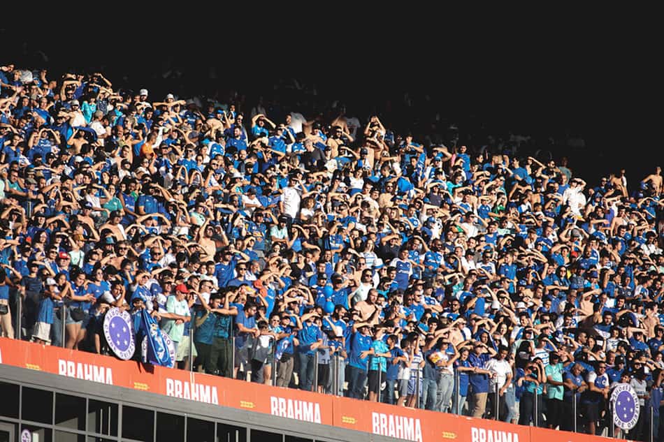Torcida do Cruzeiro no Mineirão (Foto: Gustavo Martins/Cruzeiro)
