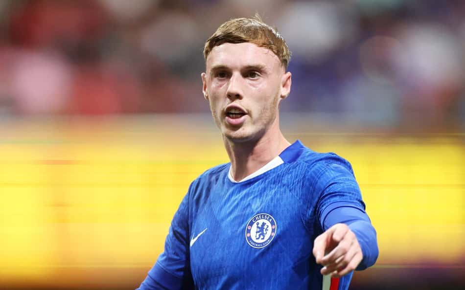 Cole Palmer em ação pelo Chelsea no Mundial (Foto: ALEX GRIMM / Getty Images via AFP)