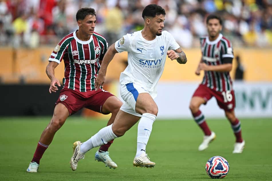Marcos Leonardo em Fluminense x Al-Hilal no Mundial (Foto: Paul ELLIS / AFP)