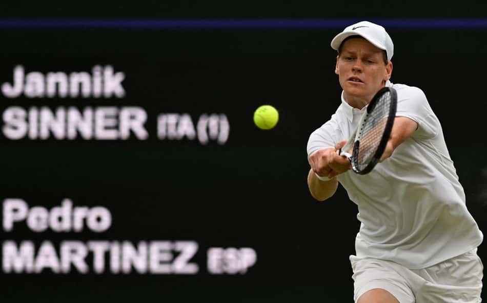 Sinner supera feito de Federer em Wimbledon de 2004; entenda