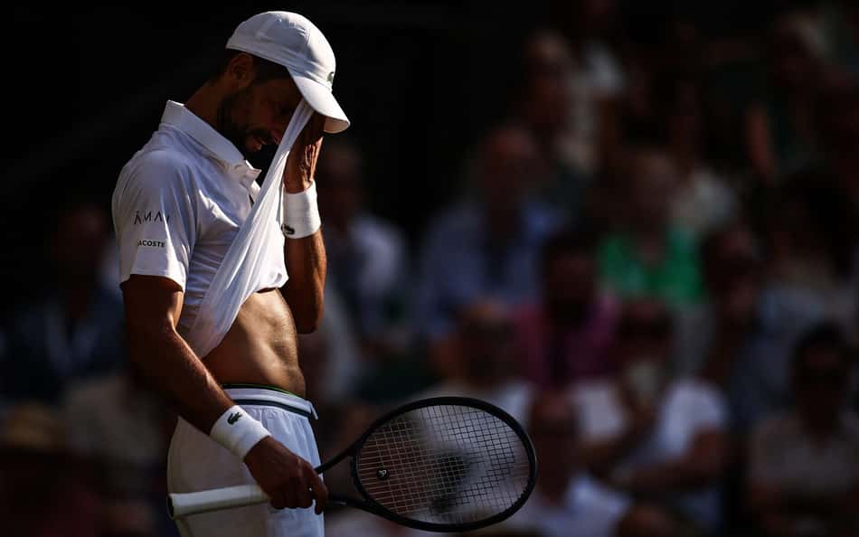Djokovic desabafa sobre idade após a quinta derrota seguida para Sinner