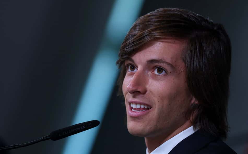 Álvaro Carreras é o novo reforço do Real Madrid (Foto: Pierre-Philippe MARCOU / AFP)