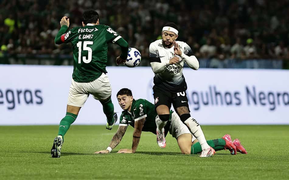 CBF altera data de confronto entre Palmeiras e Corinthians
