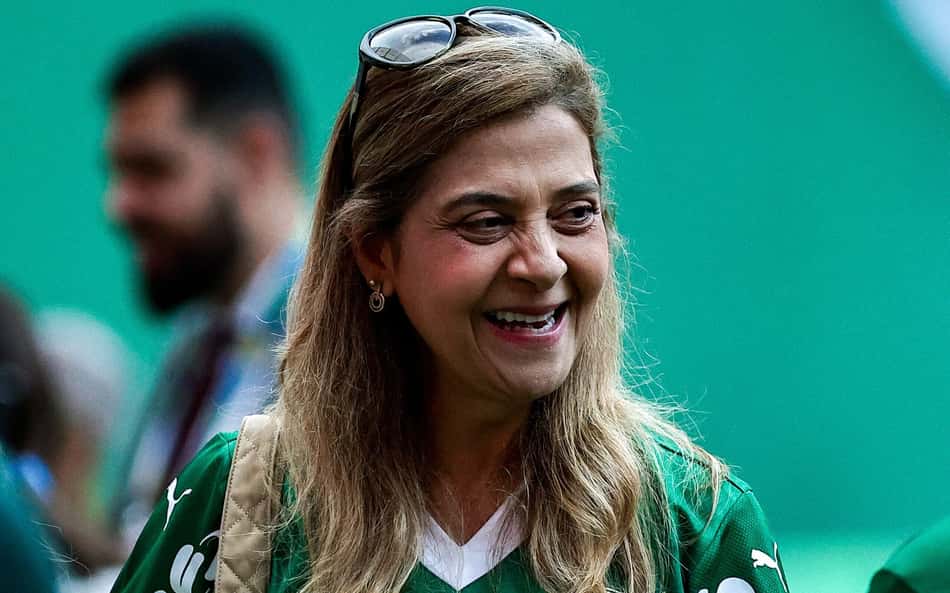 Leila Pereira, presidente do Palmeiras (Foto: Fabio Giannelli/AGIF)