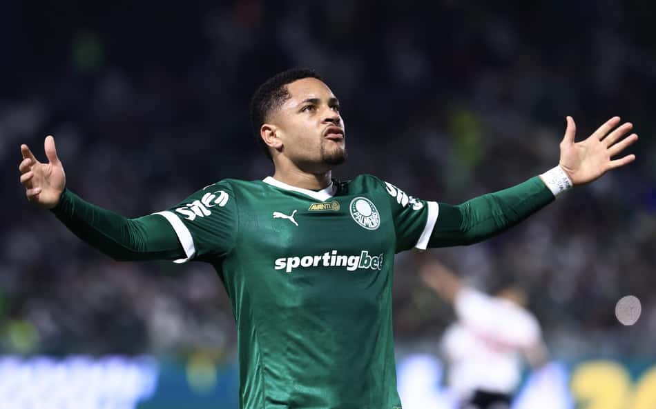 Lance de Vitor Roque em Palmeiras x Mirassol repercute: 'Aí não'