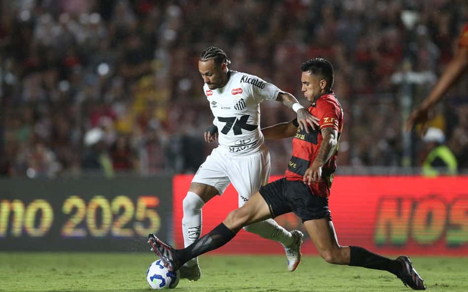 Melhores momentos: Com lei do ex e expulsão, Santos empata com Sport pelo Brasileirão