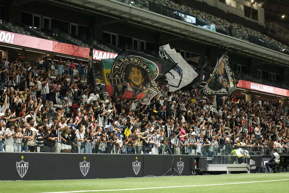 Torcida nas arquibancadas da Arena MRV para acompanhar Atlético-MG x Vitória. (Foto: Daniela Veiga / Atlético)