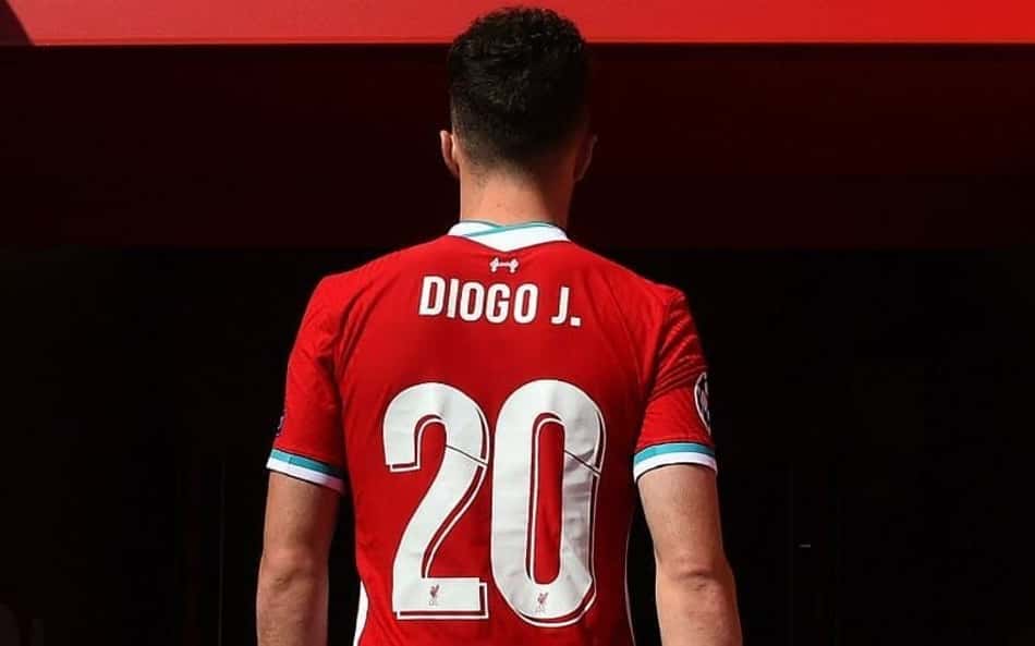 Liverpool toma decisão sobre camisa de Diogo Jota