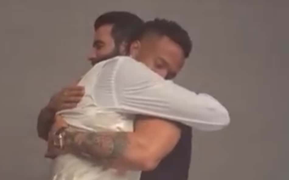 Éder Militão, vai as lagrimas após conhecer ídolo sertanejo durante casamento