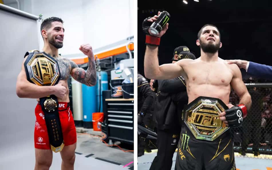 Topuria desafia Makhachev em busca do tricampeonato inédito: 'Posso fazer'