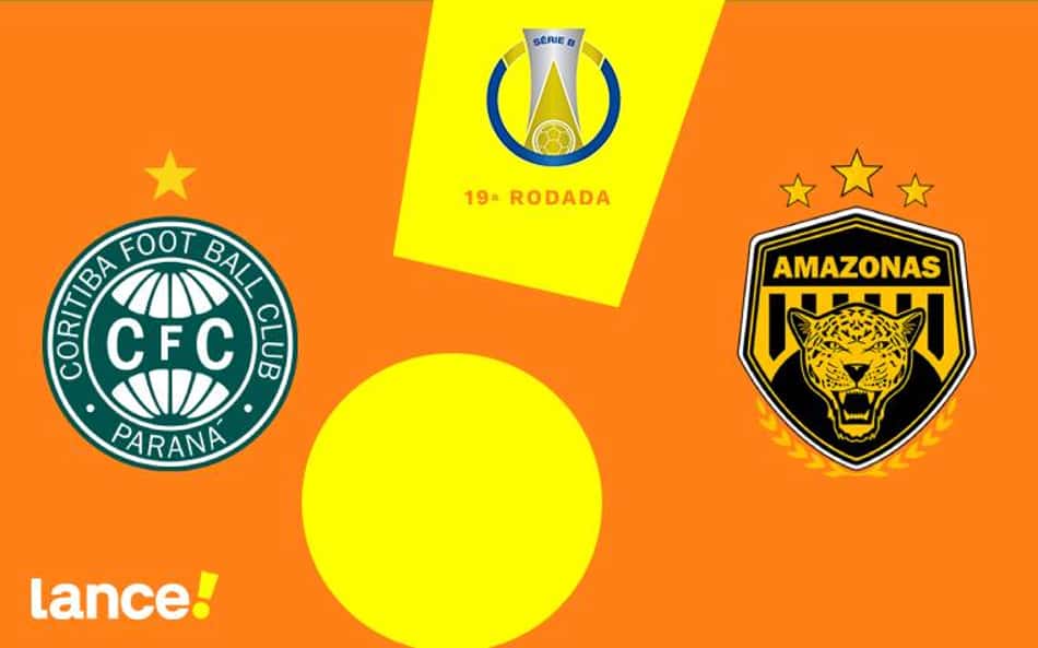 Coritiba x Amazonas: onde assistir ao vivo, horário e prováveis escalações do jogo pela Série B