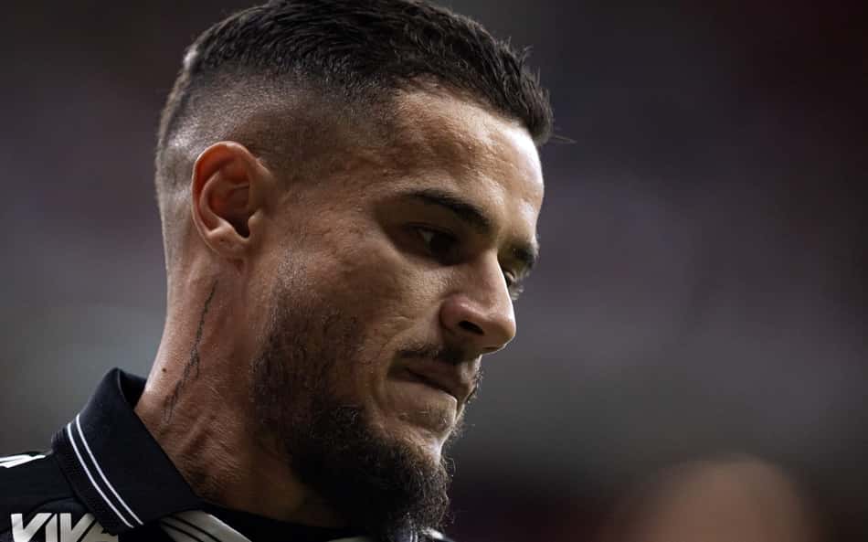 Coutinho durante a partida entre Vasco e Botafogo, no dia 12 de julho, pelo Brasileirão