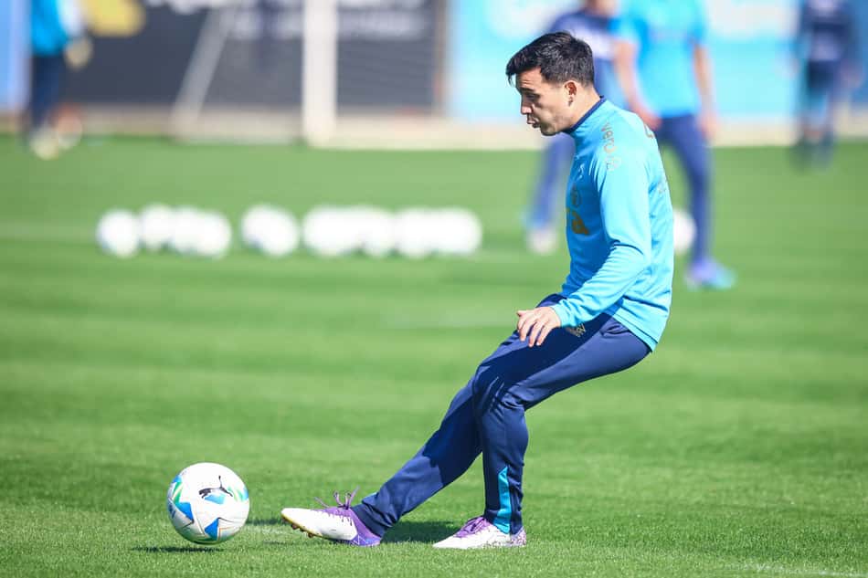 Cristaldo sequer foi relacionado para o jogo do Grêmio contra o Alianza Lima. (Foto: Lucas Uebel/Grêmio FBPA)