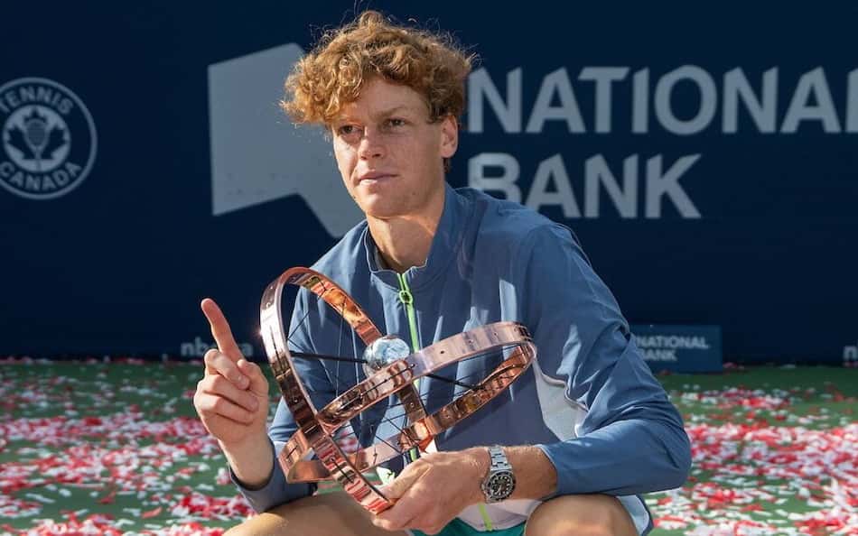 Em 2023, Sinner venceu, em Toronto, o primeiro Masters 1000 (Divulgação)