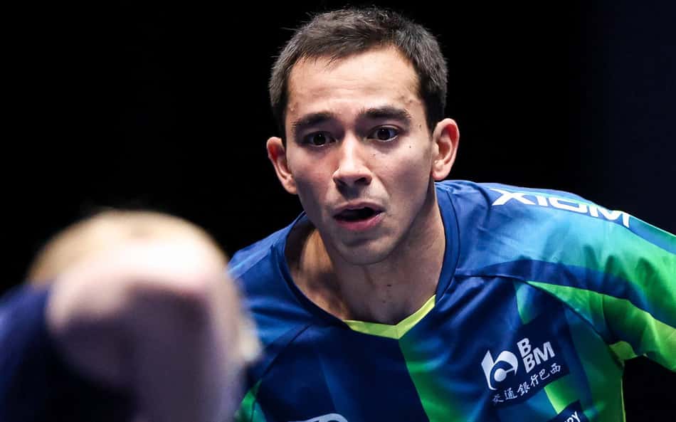 ACOMPANHE: Hugo Calderano enfrenta Liao Cheng-ting no WTT Contender Buenos Aires
