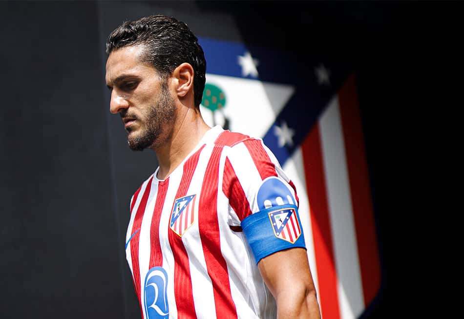 Koke durante o Mundial de Clubes com o Atlético de Madrid