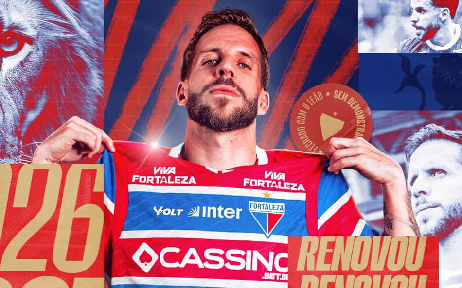 Fortaleza oficializa renovação de contrato com Lucas Sasha