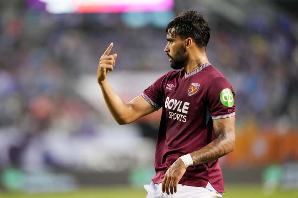 Paquetá, do West Ham, é o grande alvo do Flamengo na janela (Foto: Patrick McDermott/AFP)
