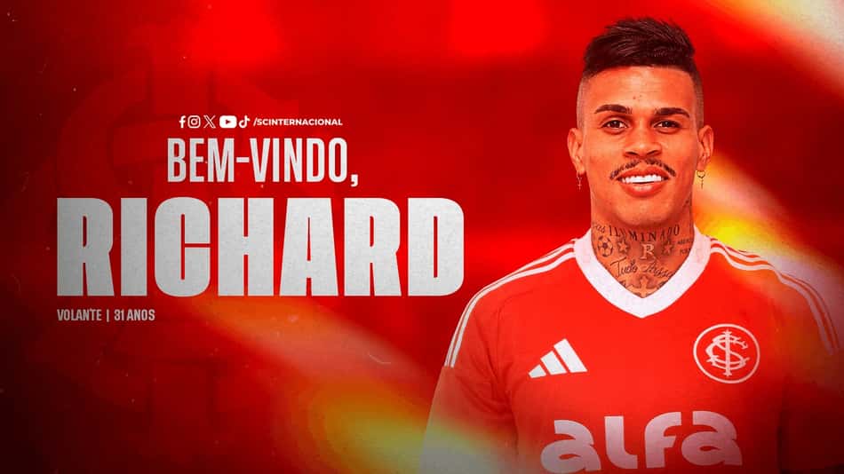 Richard, novo volante do Internacional
