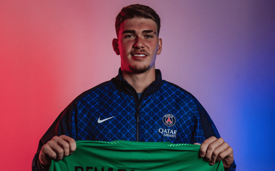 Renato Marin, novo goleiro do Paris Saint-Germain (Foto: Divulgação)