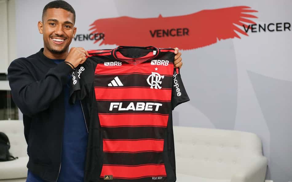 Samuel Lino se impressiona com estrutura do Flamengo: 'Melhor que o Atlético de Madrid'