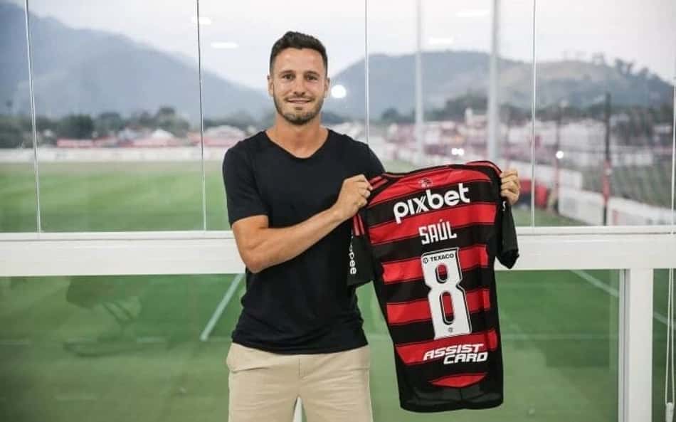Flamengo anuncia a contratação de Saúl Ñíguez, que usará número de Gerson