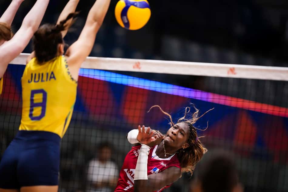Brasil x França, pela terceira etapa da VNL feminina (foto: volleyballworld)