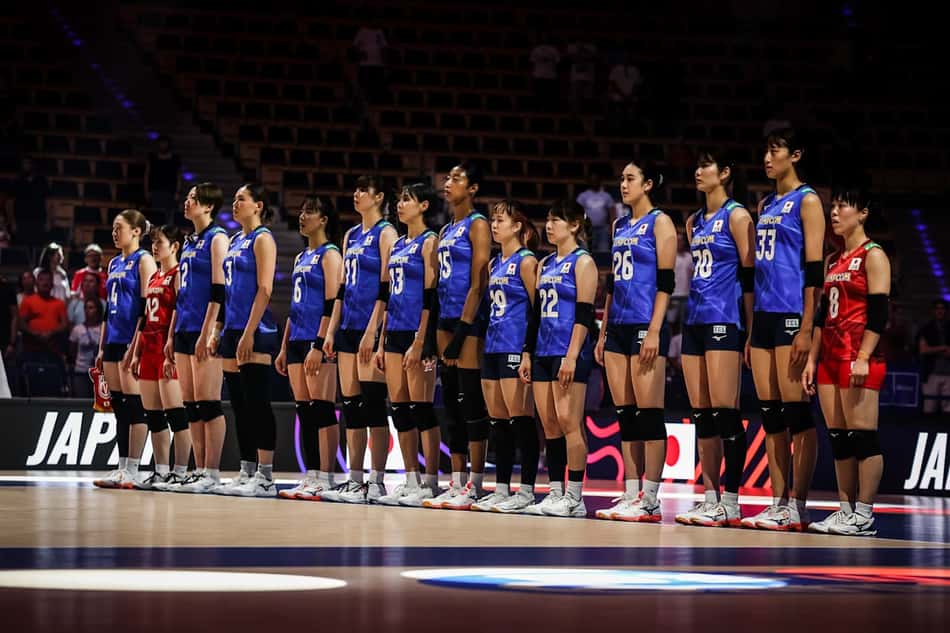 Japão x Turqiia, pelas quartas de final da VNL feminina (foto: volleyballworld)