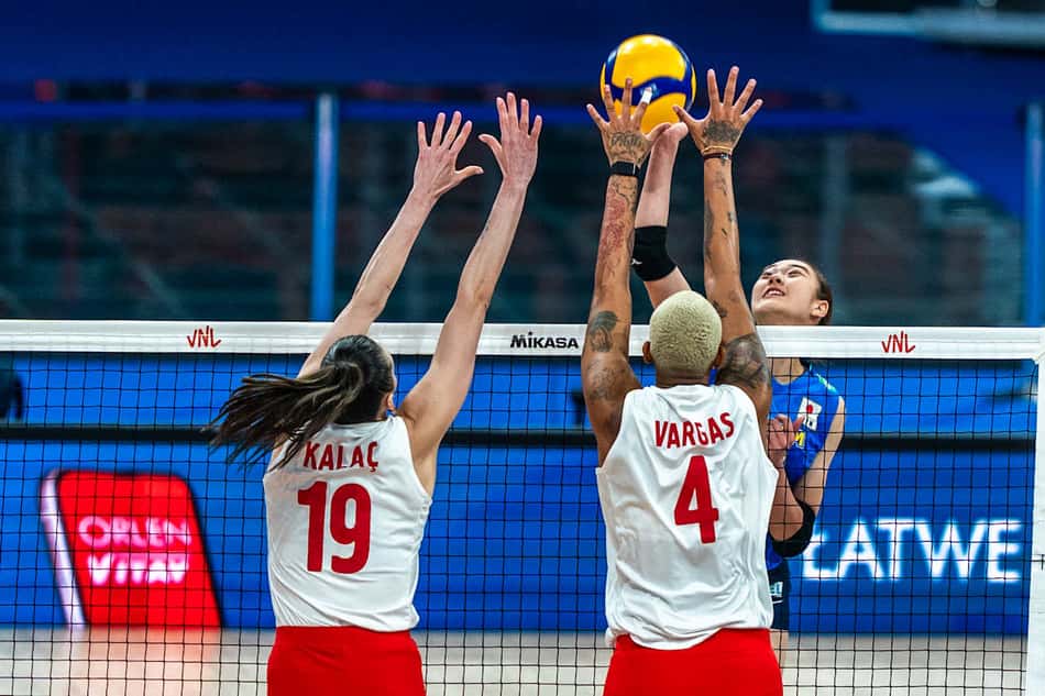 Japão x Turqiia, pelas quartas de final da VNL feminina (foto: volleyballworld)