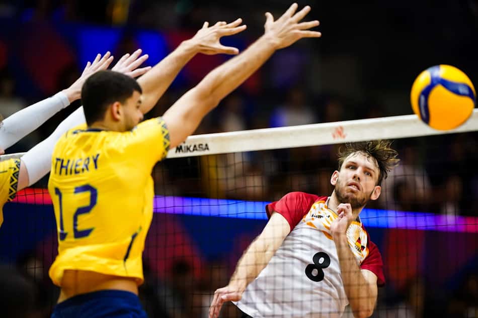 Brasil x Alemanha, pela Liga das Nações de vôlei masculino (foto: volleyballworld)
