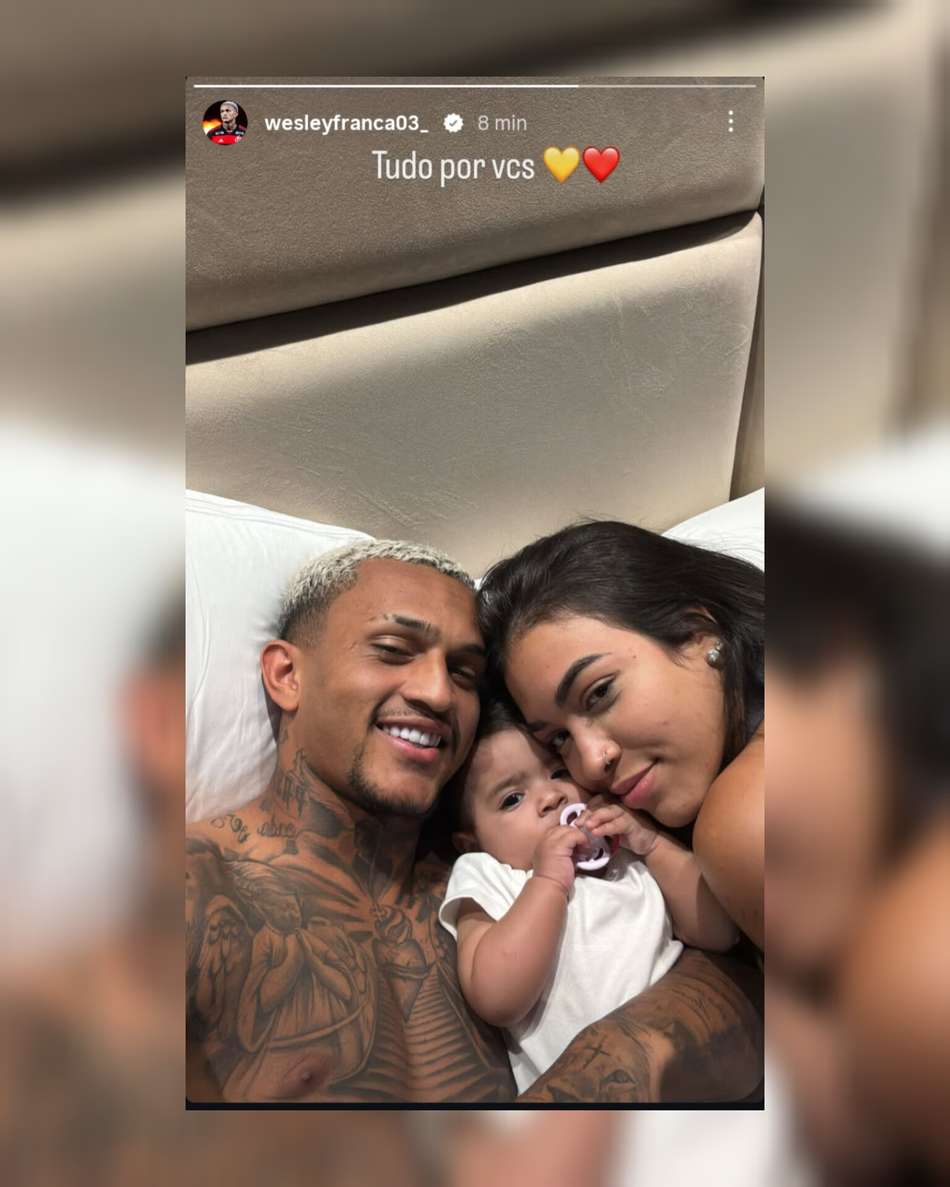 Postagem do Wesley em suas redes sociais (Foto: Reprodução/X)
