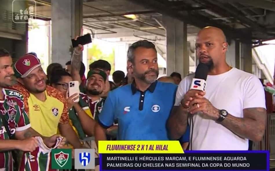 Felipe Melo faz forte discurso após classificação do Fluminense: 'Virou maraca'