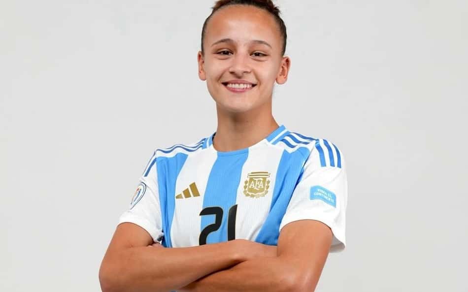Paulina Gramaglia disputa a Copa América Feminina pela Argentina. (Foto: AFA/Divulgação)