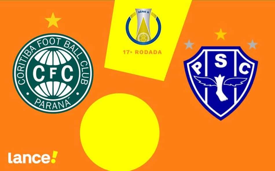 Coritiba x Paysandu: onde assistir ao vivo, horário e prováveis escalações do jogo pela Série B