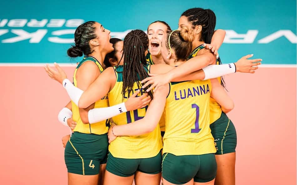 Brasil estreia com vitória no Mundial Feminino sub-19 de Vôlei