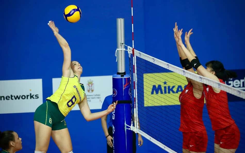 No duelo de invictas, Brasil vence Taipé Chinesa pelo Mundial sub-19 de Vôlei feminino