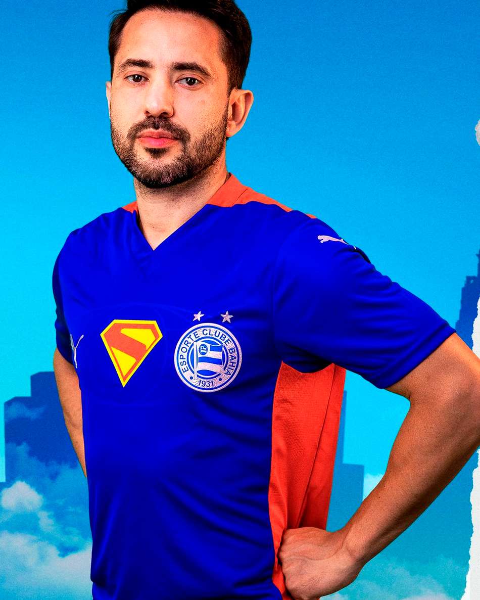 Everton Ribeiro com novo uniforme (Foto: divulgação / EC Bahia)