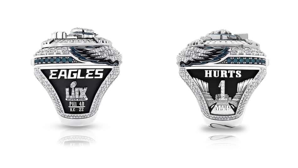 Anel de campeão do Super Bowl LIX do Philadelphia Eagles Brasil